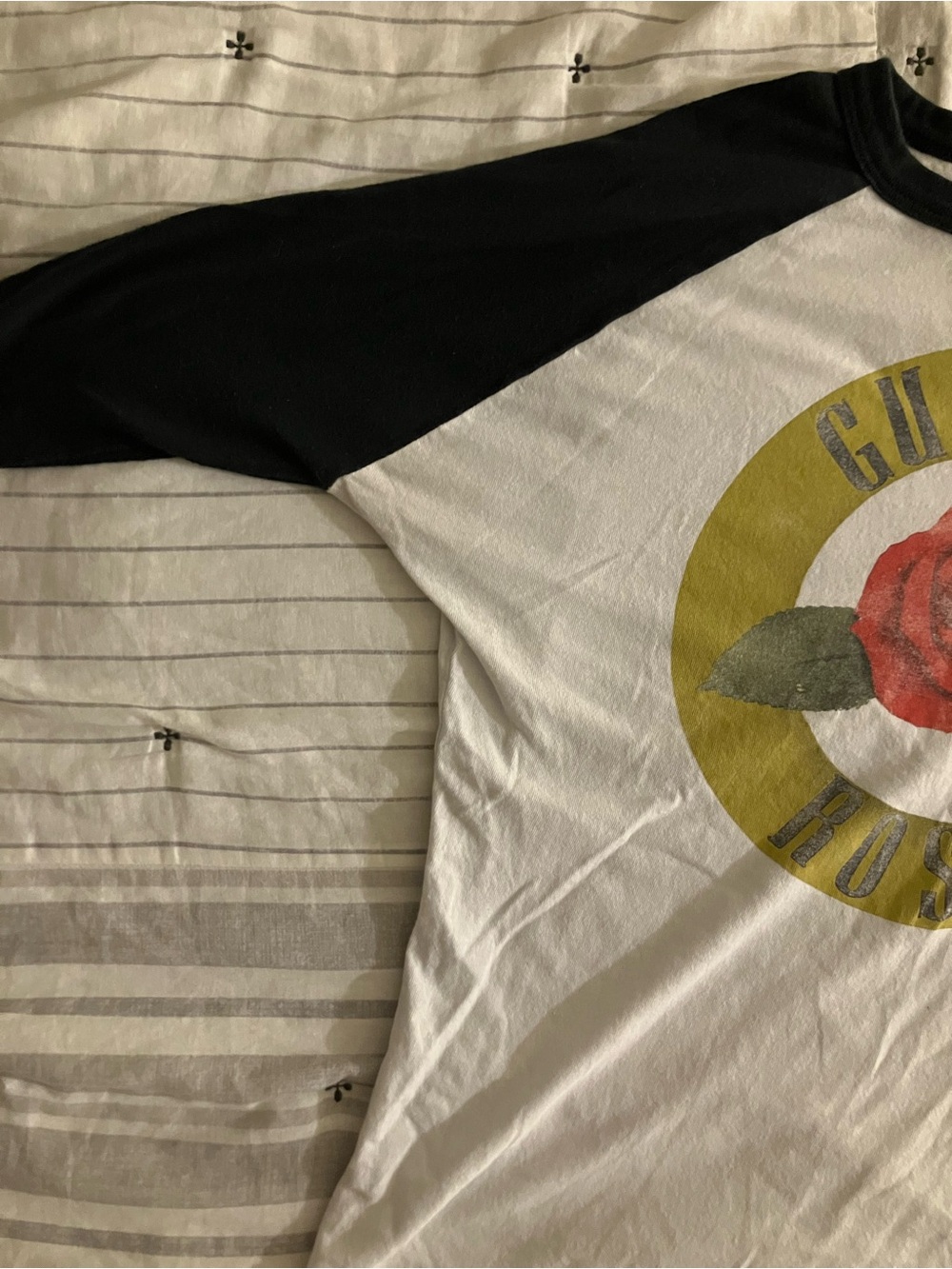 Guns N' Roses Raglan Tee Size - Picture 3 of 6